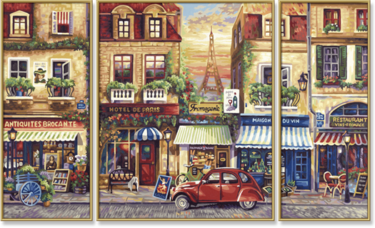 Párizsi nosztalgia (50 x 80 cm)