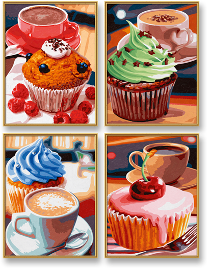 Cupcakes (4 kép 18 x 24 cm)