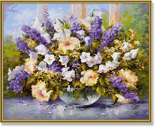 Nyári virágok (40 x 50 cm)