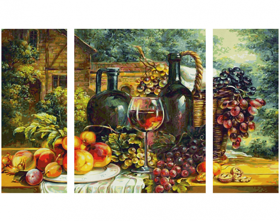 Csendélet szőlővel (50 x 80 cm)