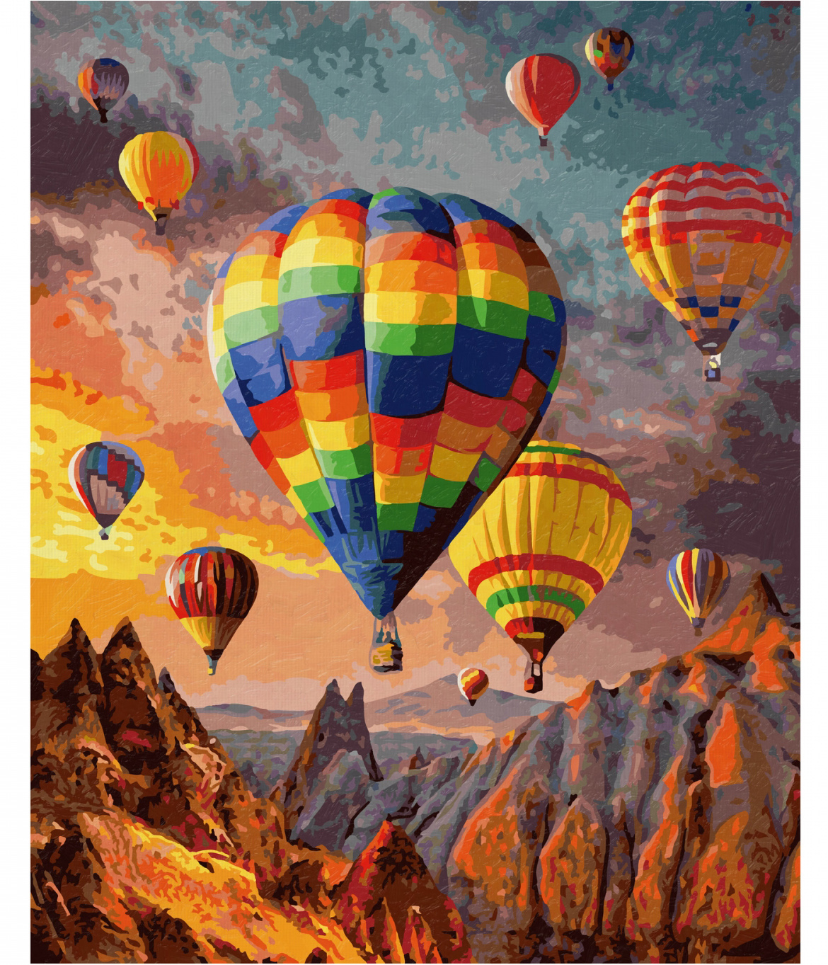 Hőlégballonok (40 x 50 cm)