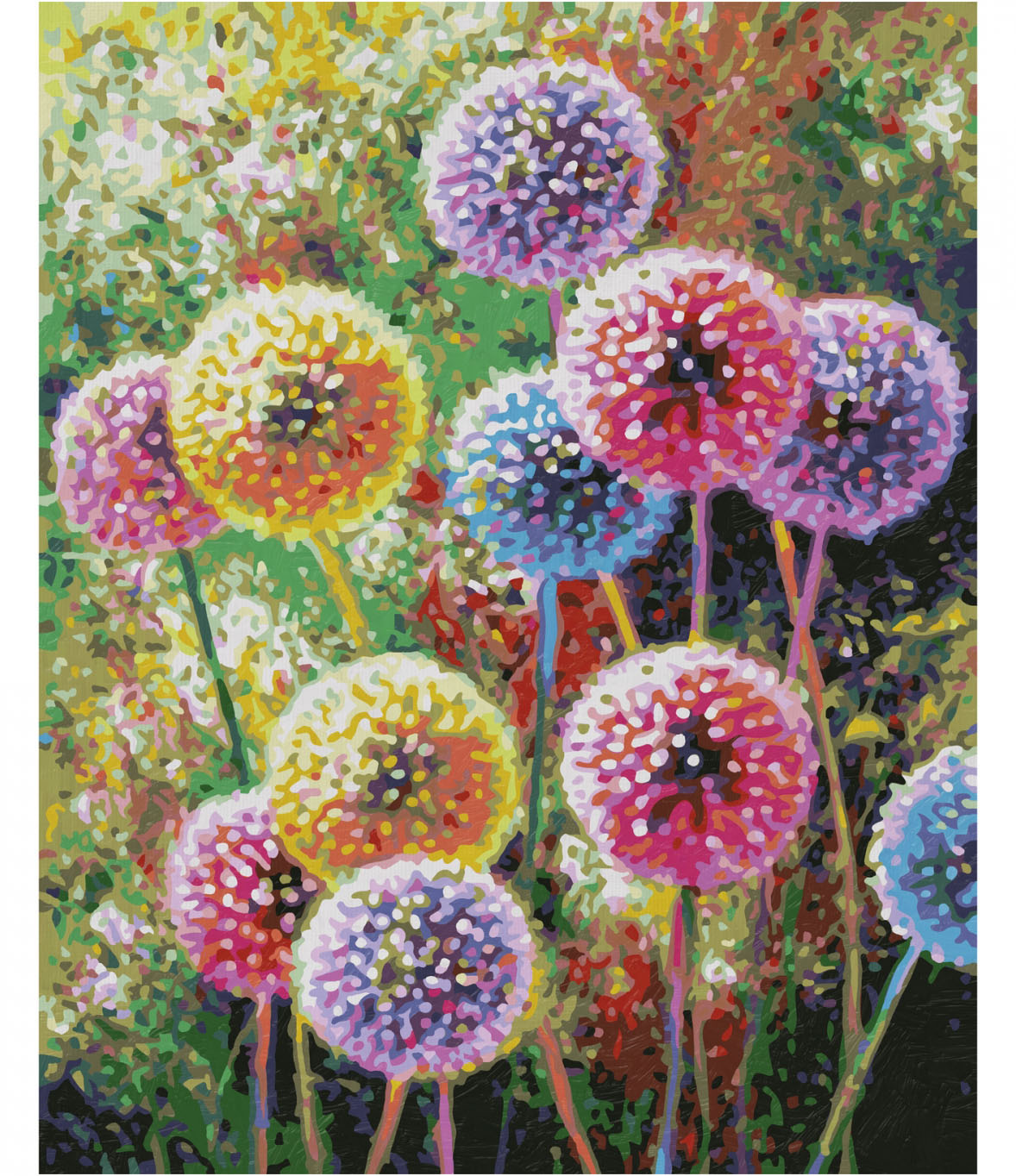 Virág tűzijáték (40 x 50 cm)