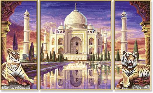 Taj Mahal - Az örök szerelem emlékműve (50 x 80 cm)