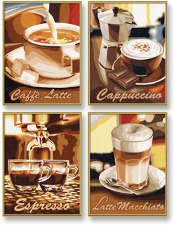 Kávészünet (4 kép 18 x 24 cm)