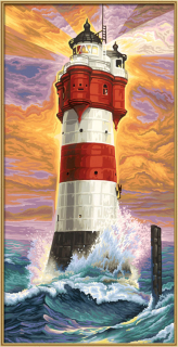 „Roter Sand“ világítótorony (40 x 80 cm)