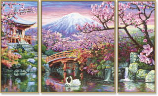 Cseresznye virágzás Japánban (50 x 80 cm)