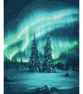 Északi fények (40 x 50 cm)