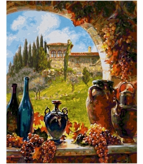 Toszkán bor (40 x 50 cm)