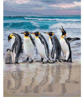 Császárpingvinek (40 x 50 cm)