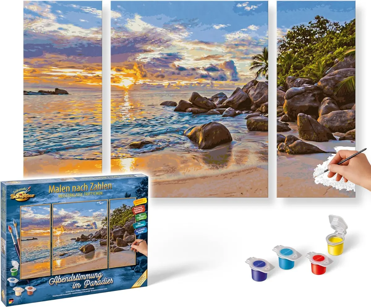 Esti hangulat a paradicsomban (50 x 80 cm) Festés számok szerint