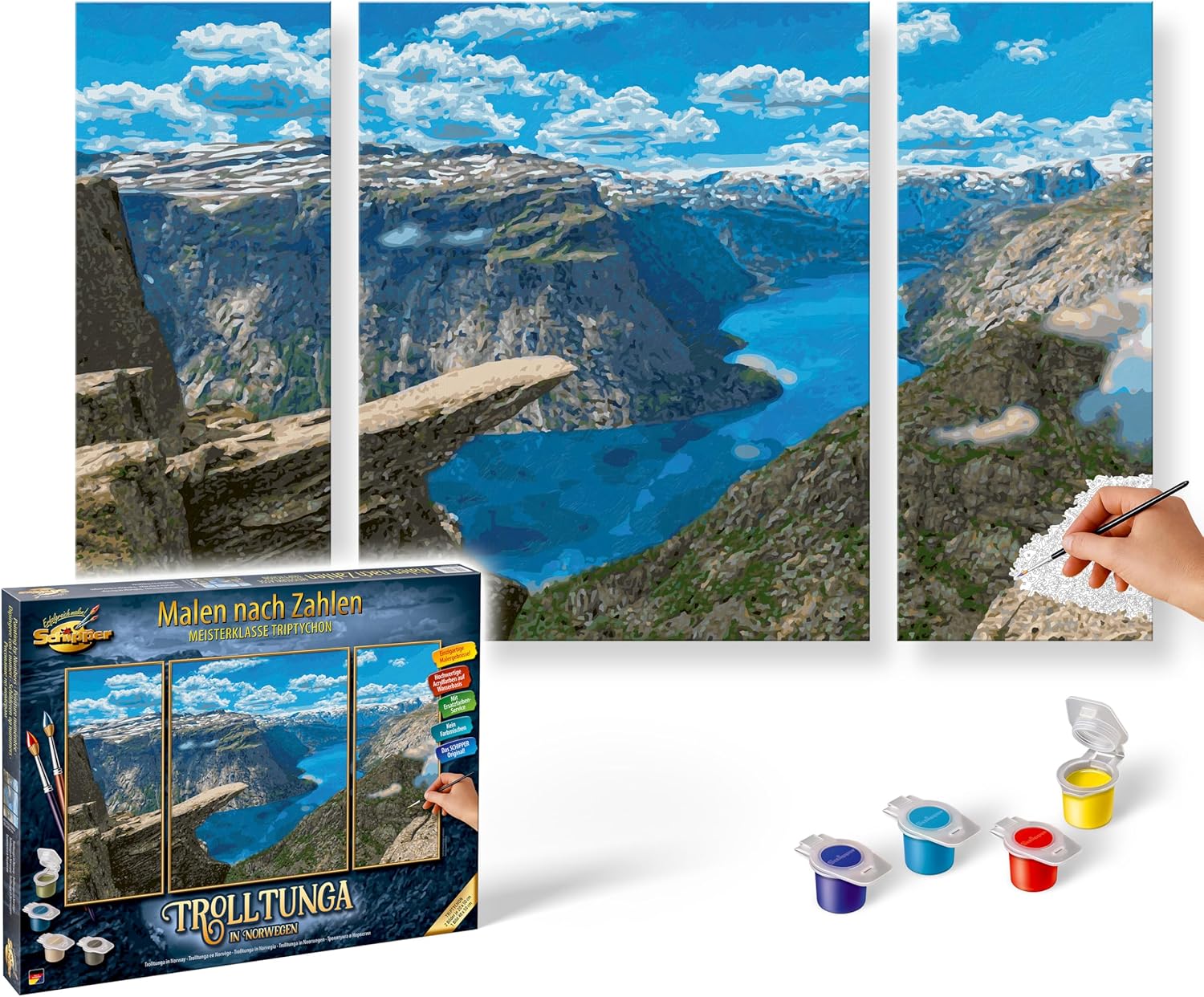 Trolltunga Norvégiában (50 x 80 cm)